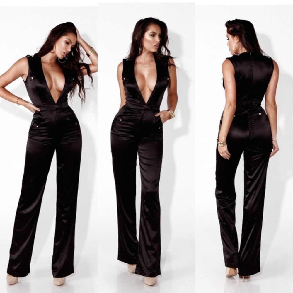 YES JUMPSUIT - green wise leg jumpsuit size XS